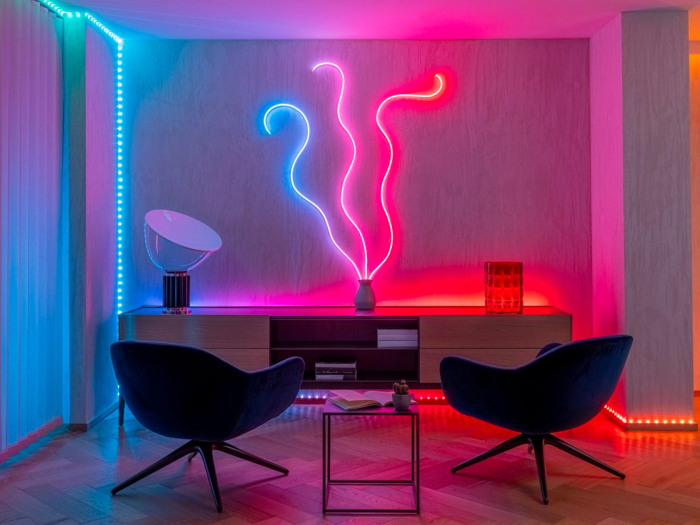 Decorative smart lights shape your home, inside and out, year round