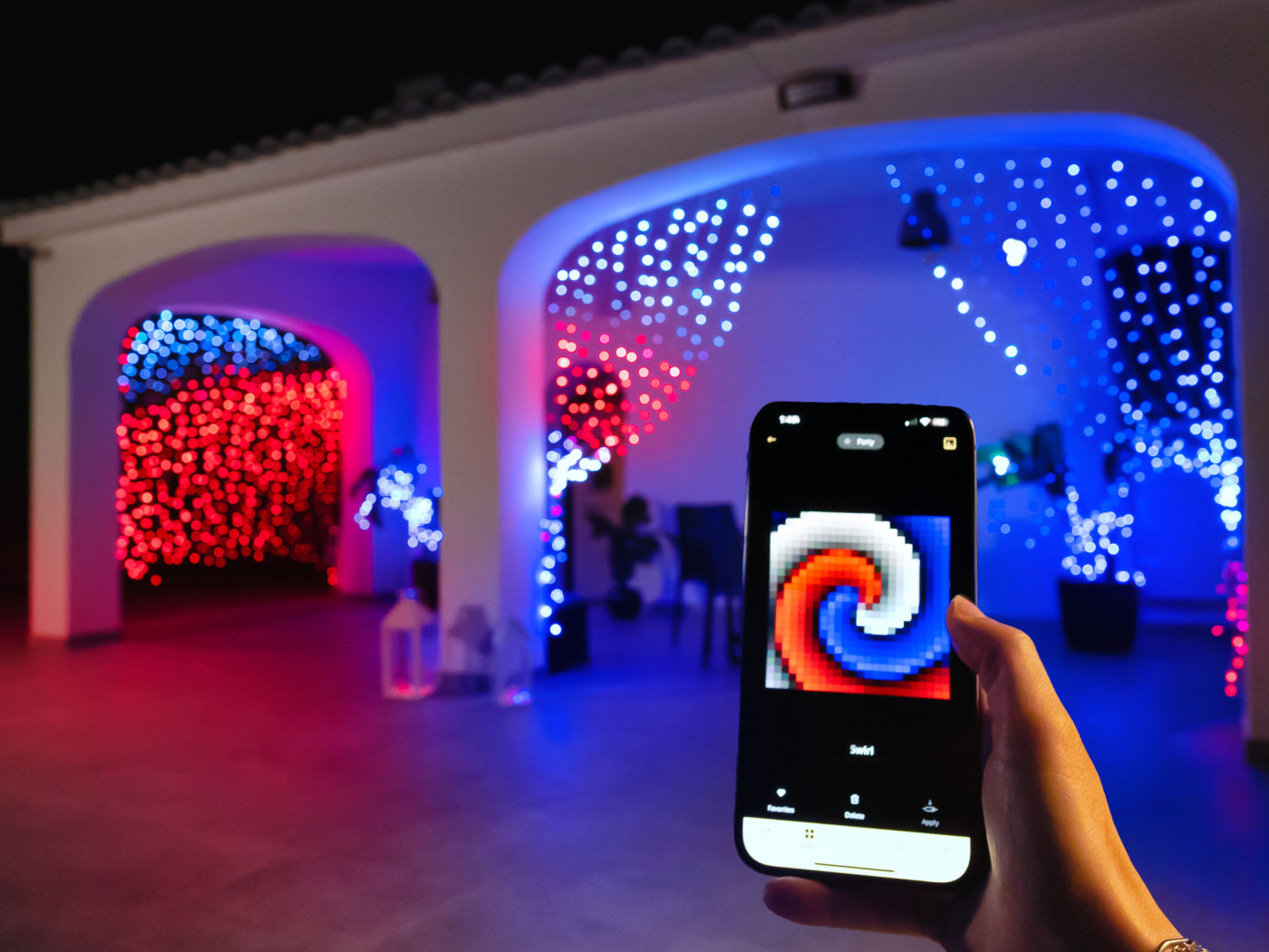 How to decorate for the 4th of July with dynamic lighting