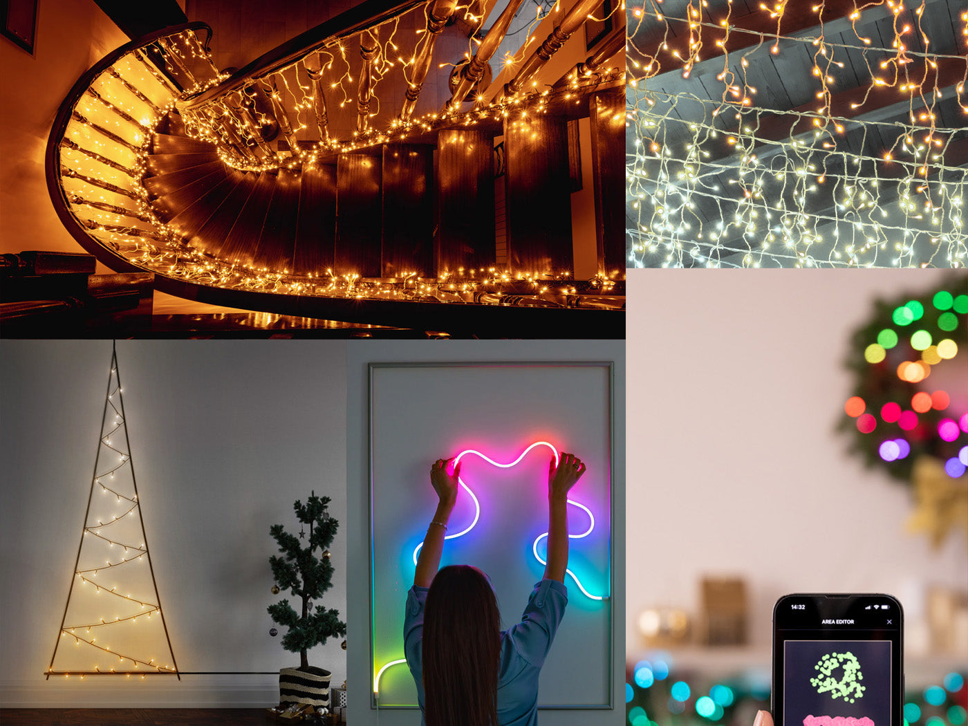 5 ways to style your space for Christmas with Twinkly lights