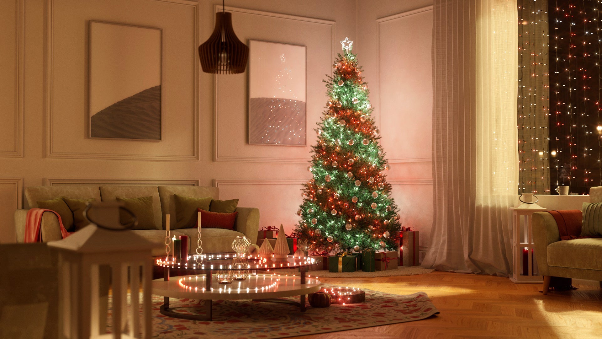 Light Strings: Curtain, Icicle, Net Lights | Twinkly
