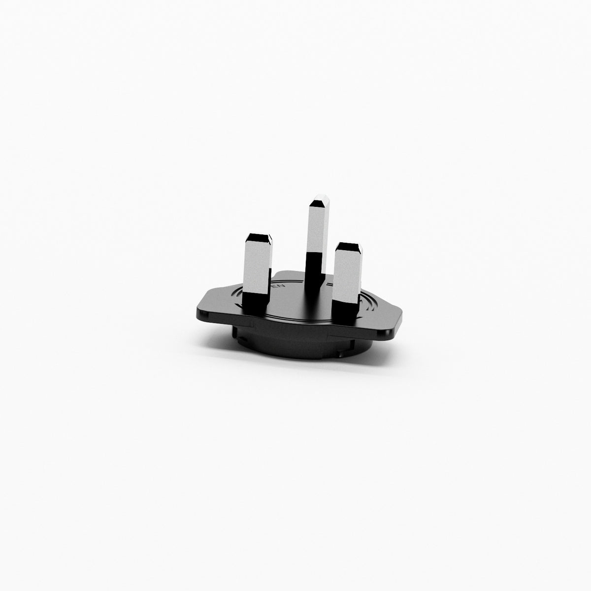 Plug Type G for 5A, Black, IP20