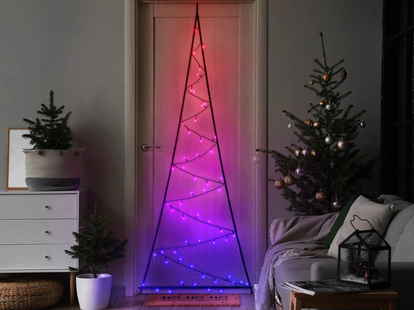 Christmas lighting ideas to decorate small spaces