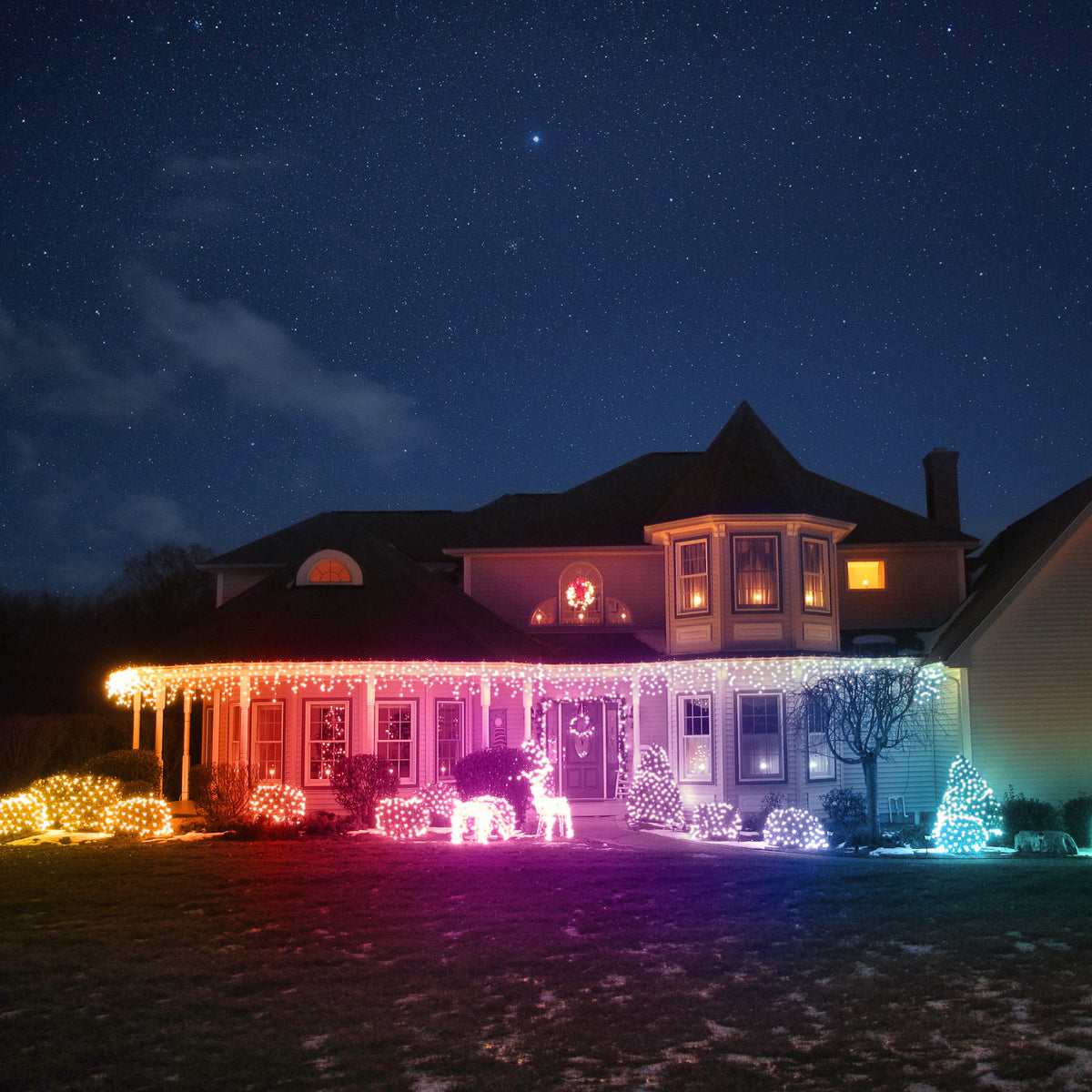 Permanent Roofline Lighting & Mappable 3D Light Figures
