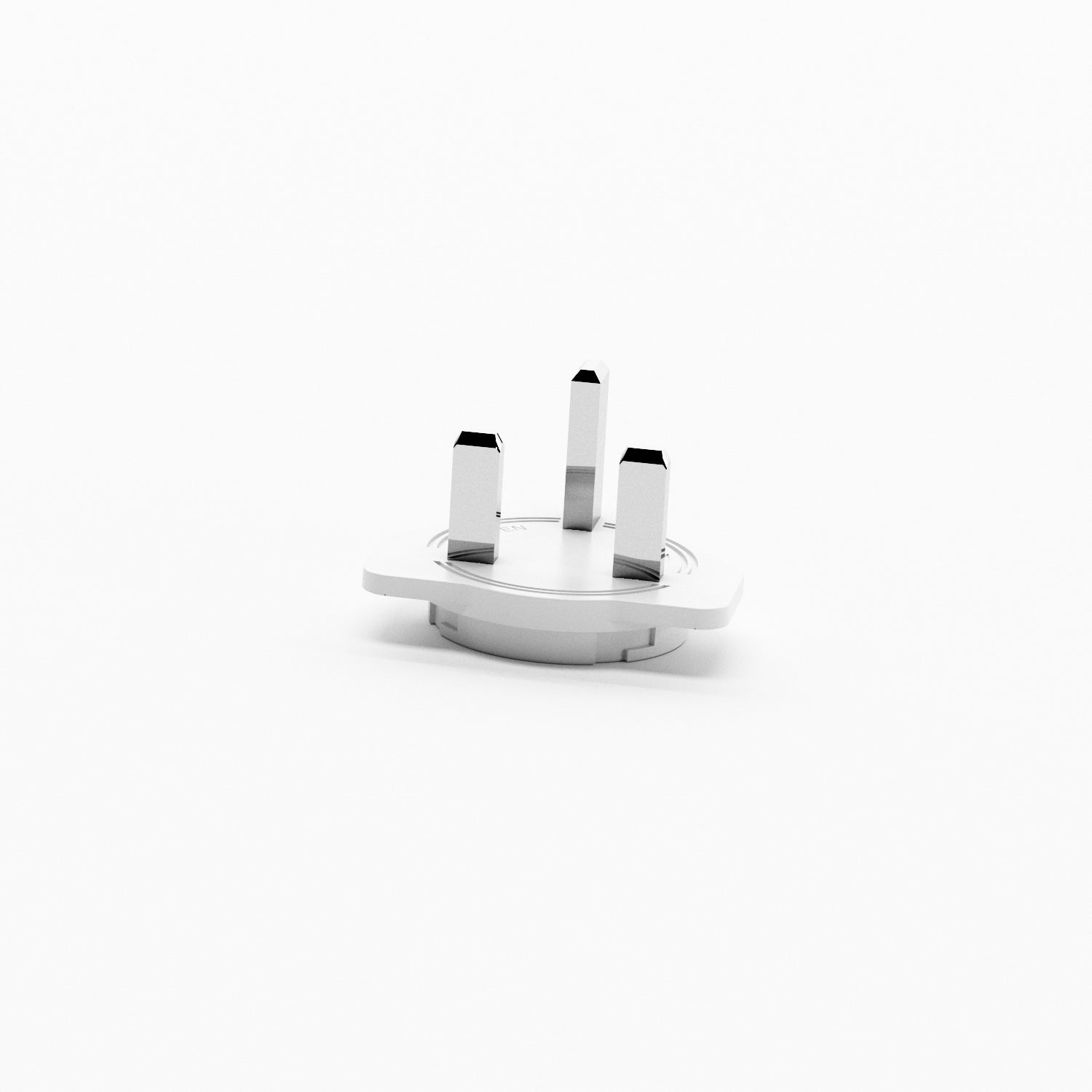 Plug Type G for 5A, White, IP20