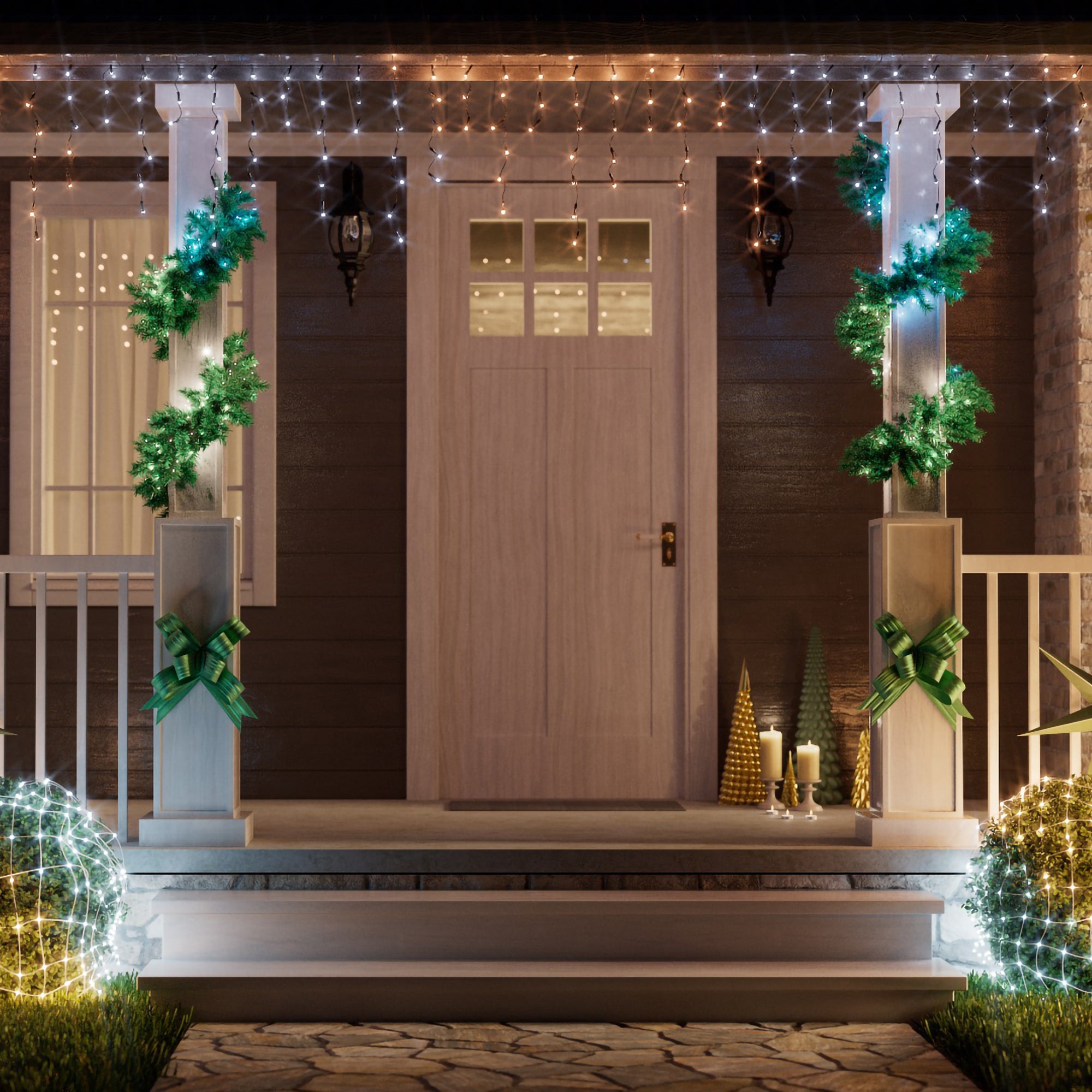 Gold & Silver Smart Icicle Lights: Indoor & Outdoor | Twinkly