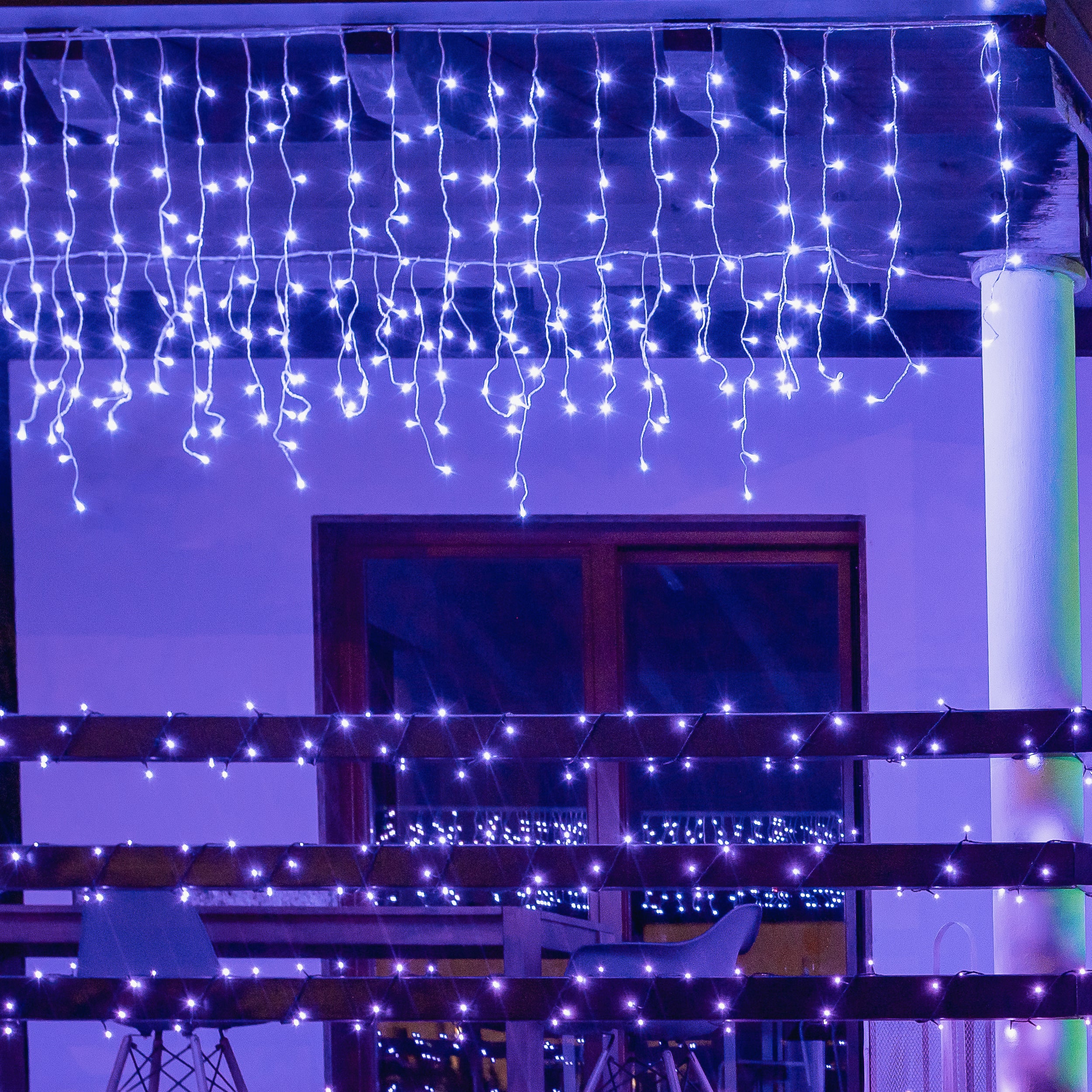 Multicolor Icicle Lights for Holidays: Indoor & Outdoor | Twinkly