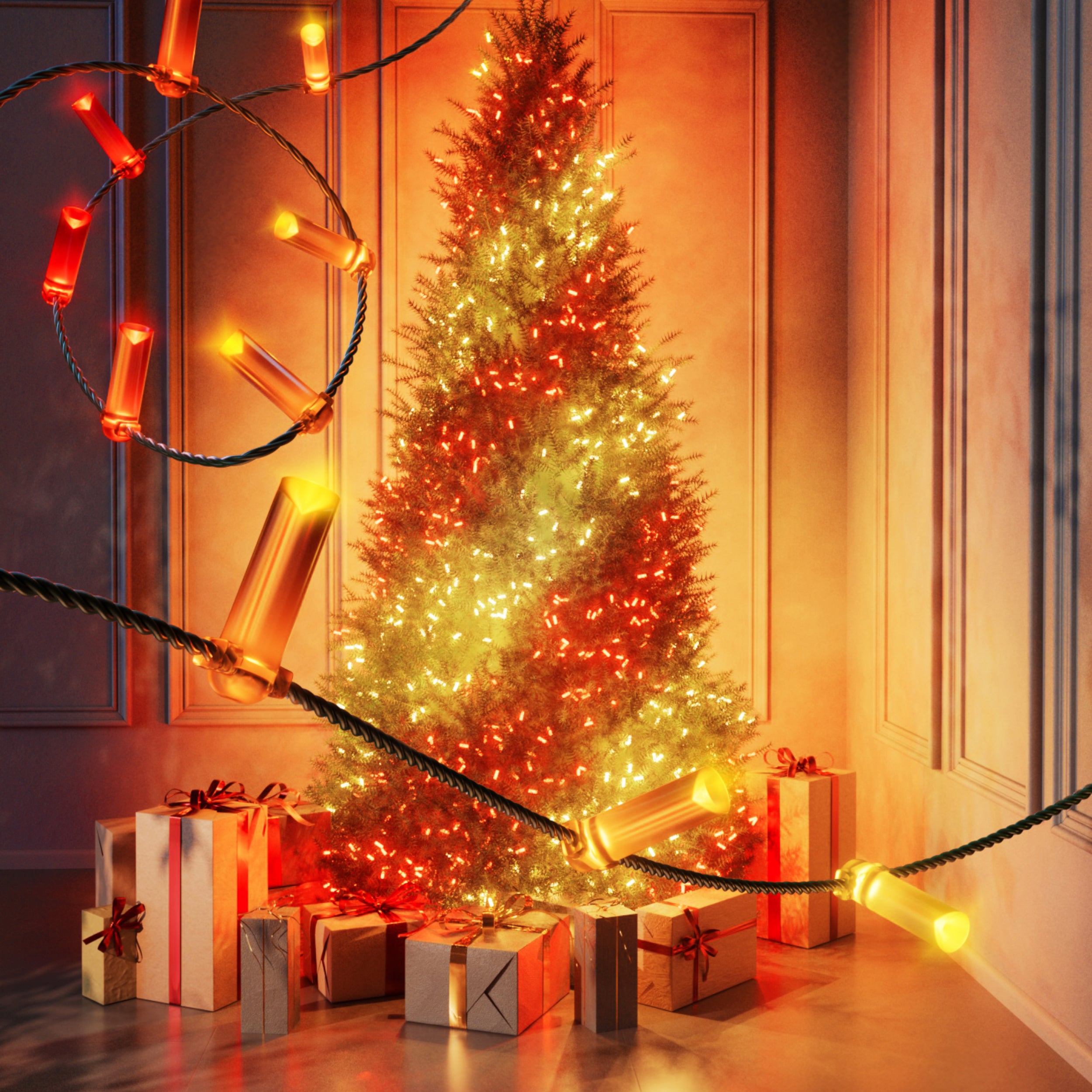 Light Strings: Curtain, Icicle, Net Lights | Twinkly