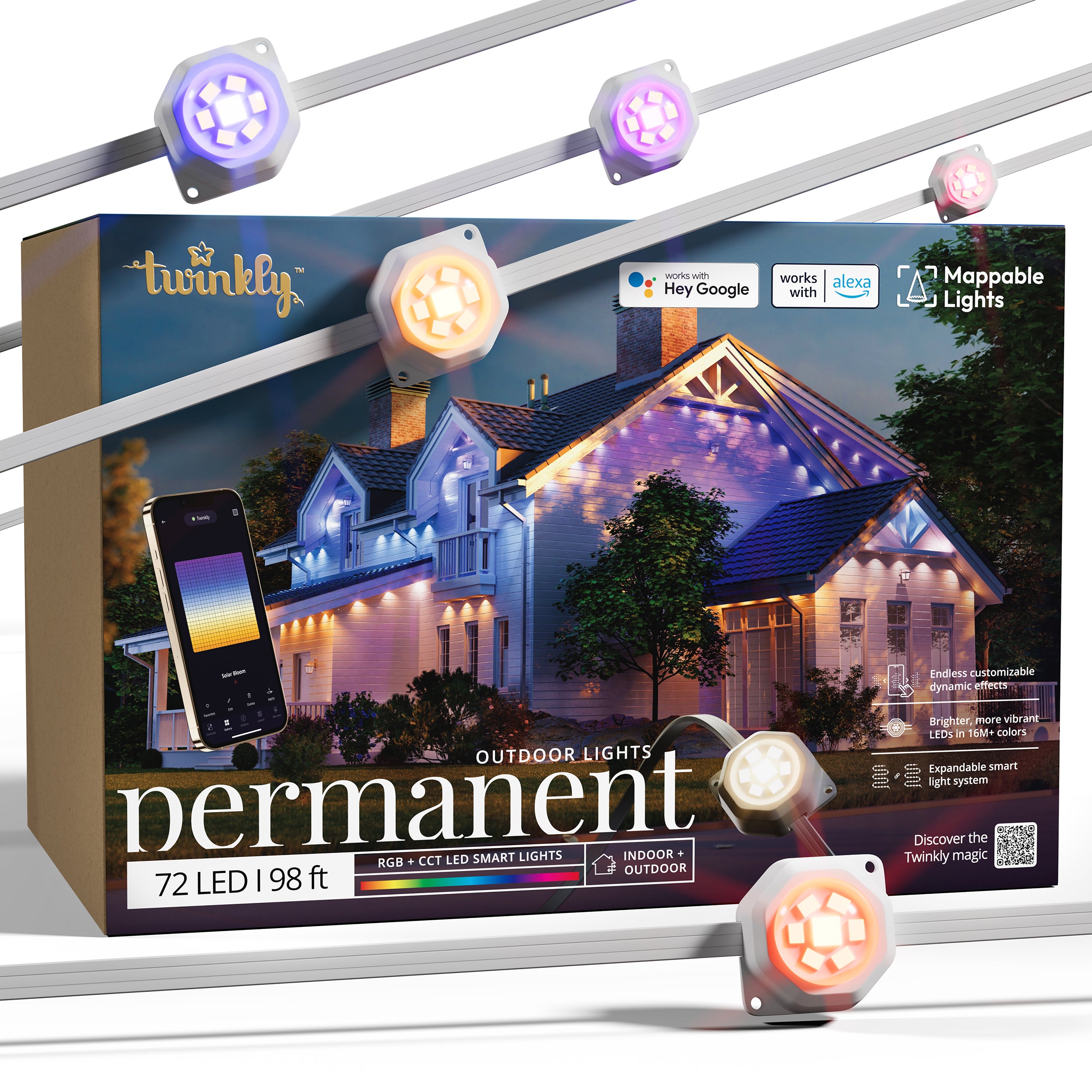 DISCOVERED GORGEOUS & BIG OUTDOOR LIFE二個 Permanent Smart LED