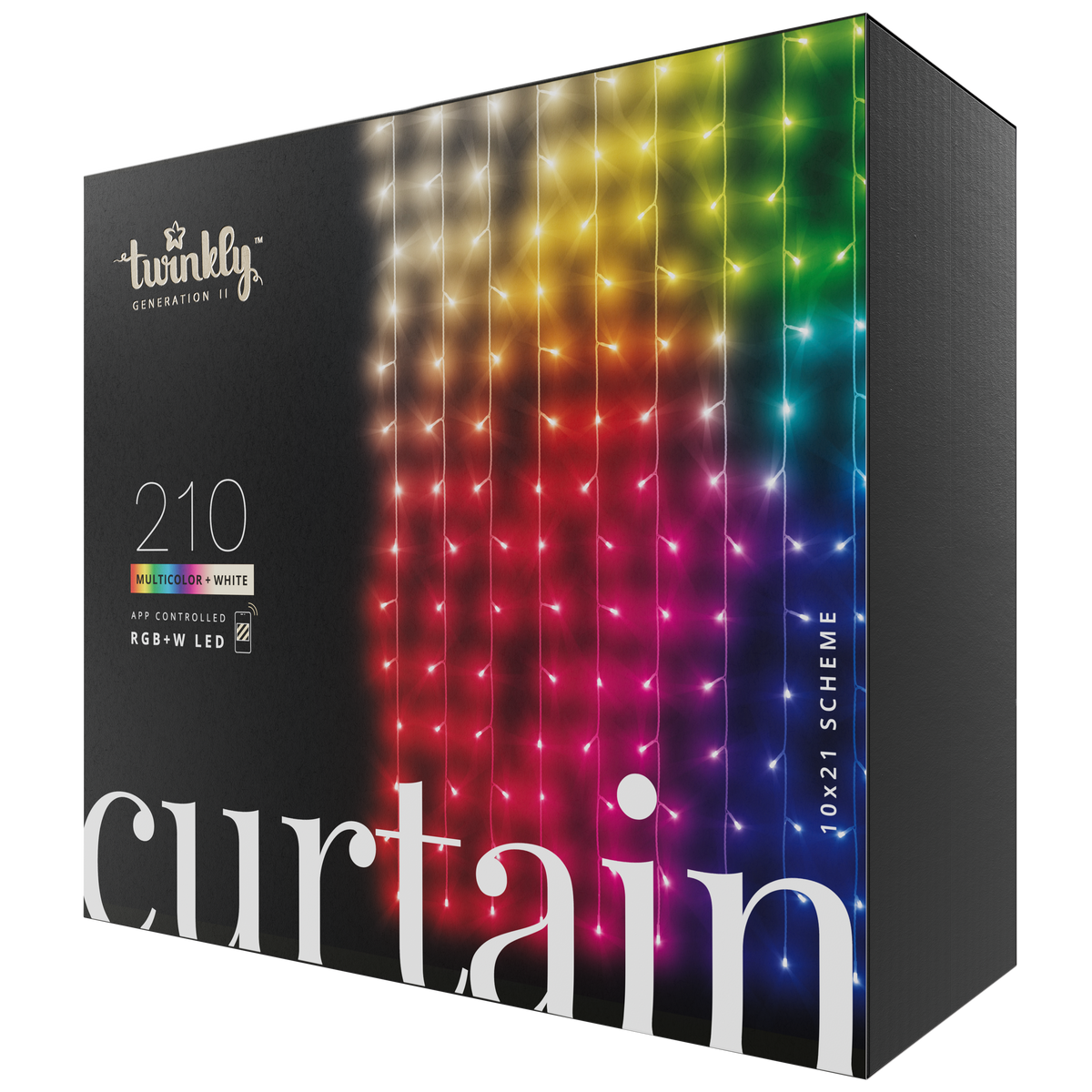 Curtain (flerfärgad + vit utgåva)