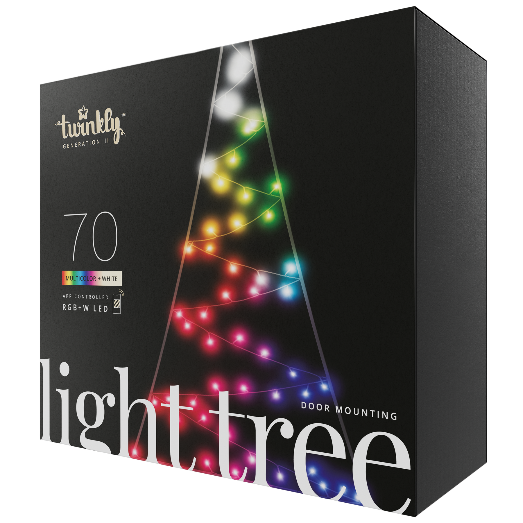 Light Tree 2D (Multicolor + White útgáfa)