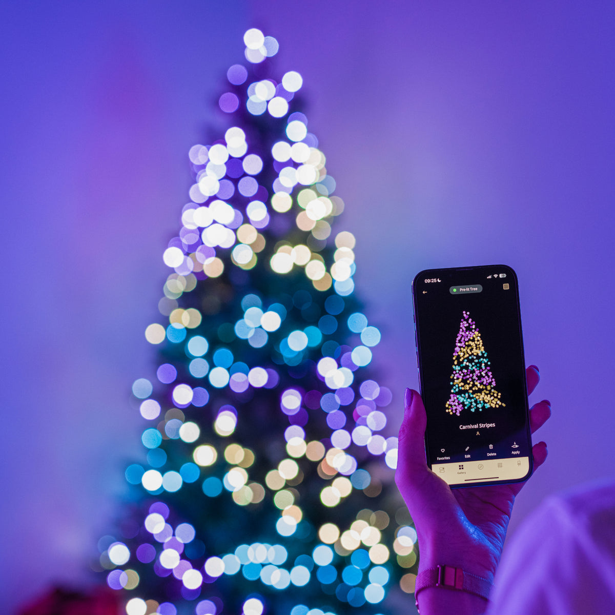 Pre-lit Christmas Tree with Smart LED Lights | Twinkly