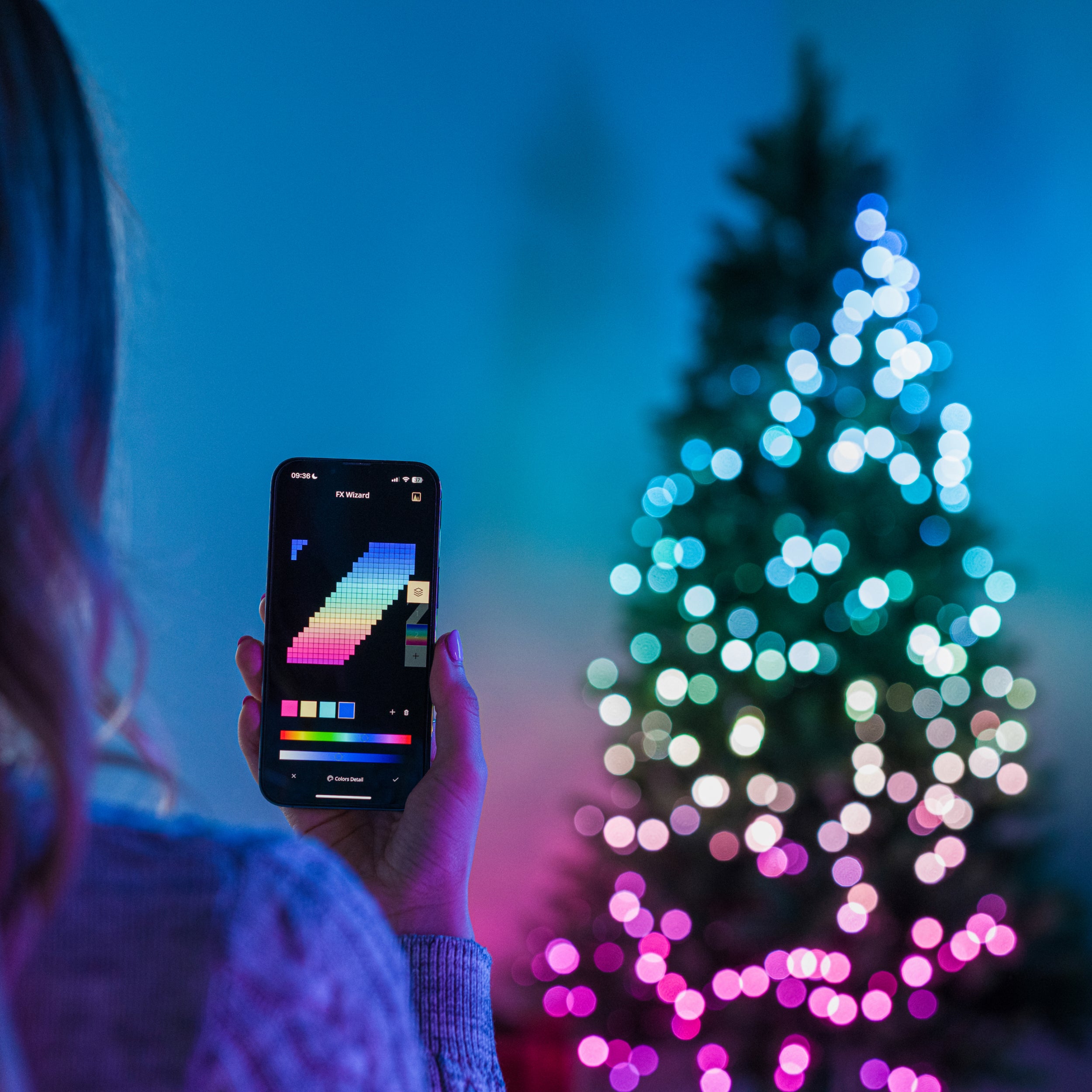 Pre-lit Christmas Tree with Smart LED Lights | Twinkly