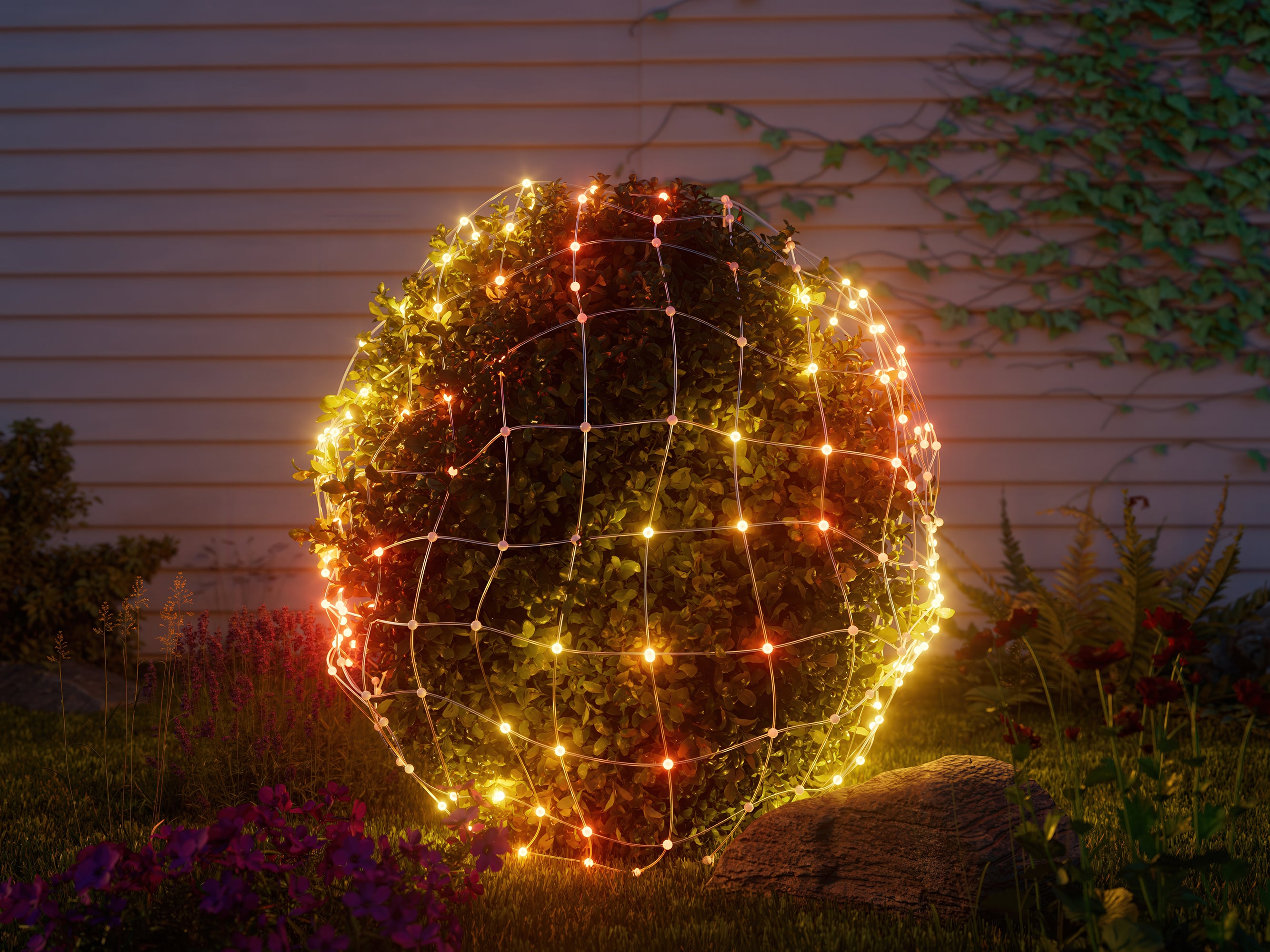 Net Lights: Smart LED Grid for Outdoor Decor | Twinkly