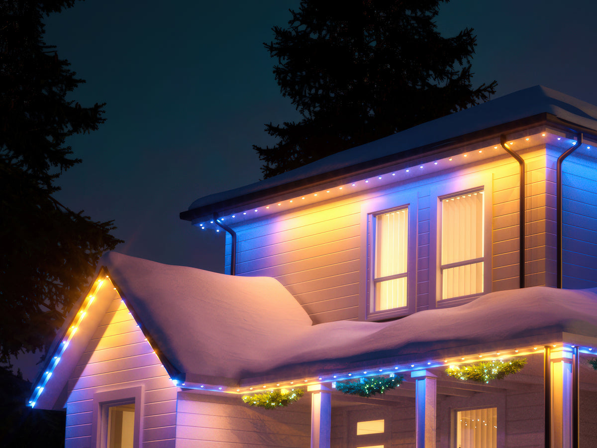 Permanent Smart LED Outdoor Lights for Home | Twinkly