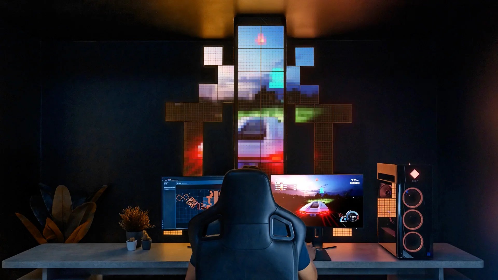 2 Barres LED RGB Intelligentes - Synchronisation Avec La Musique, Contrôle Par Appli Et Télécommande - Pour TV, PC, Gaming, Décoration Ambiante - 6