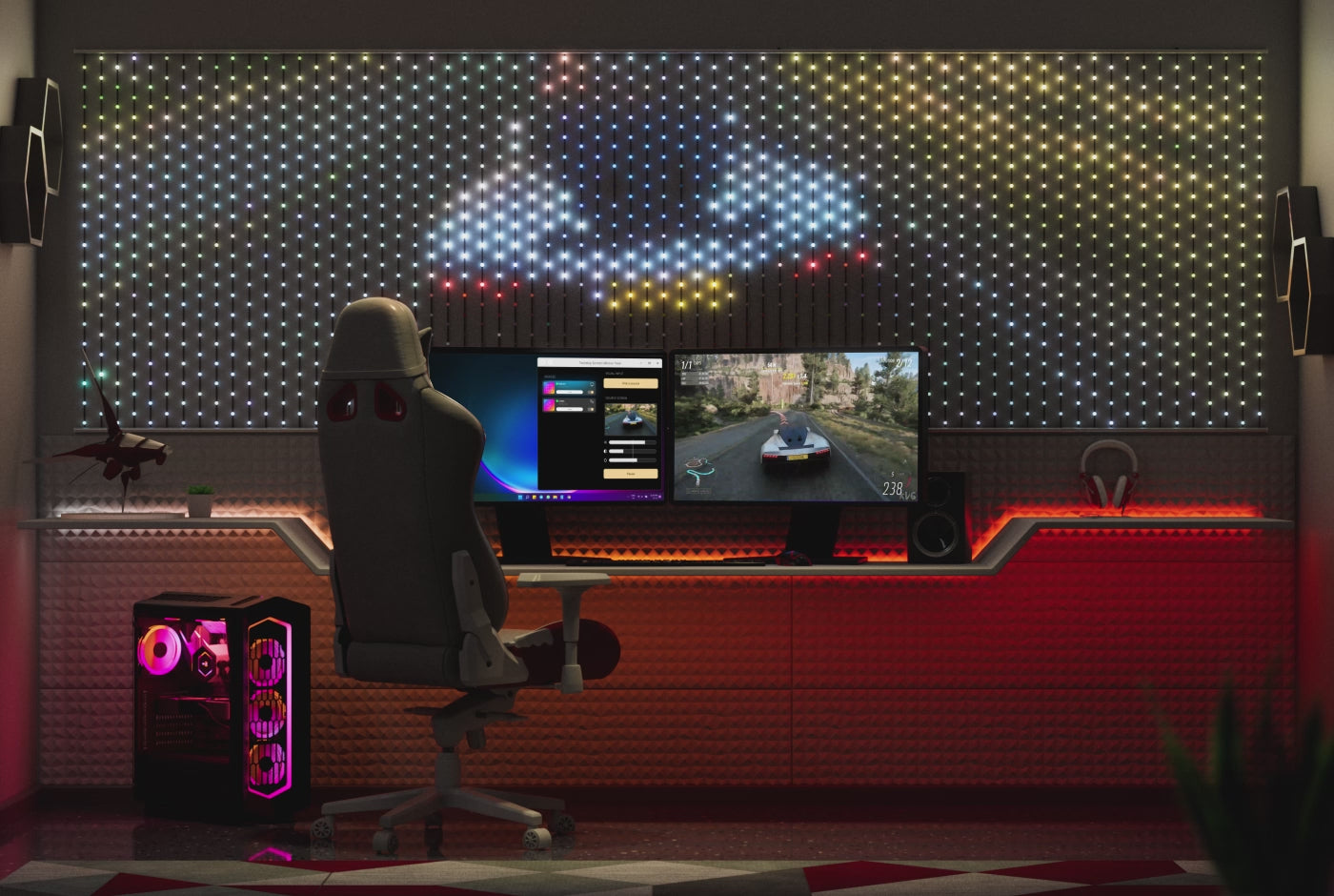 Load video: &lt;p&gt;Use the Twinkly Screen Mirror Tool or connect to Razer Chroma RGB and OMEN Light Studio to flood your game room with the color of your every winning move in an immersive gaming experience.&lt;/p&gt;