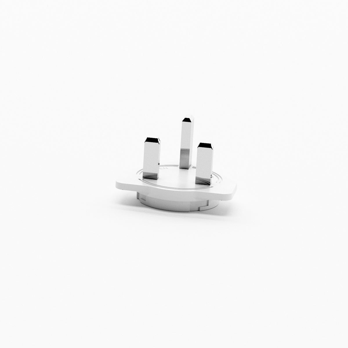 Plug Type G for 5A, White, IP20