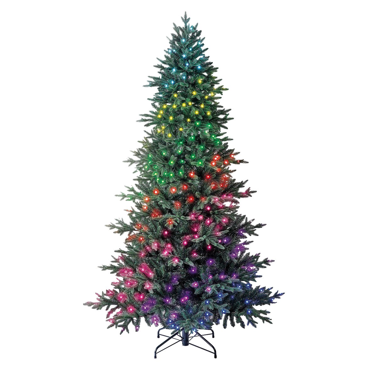 Predosvetljeno drevo iz smreke Vernon (izdaja Multicolor)